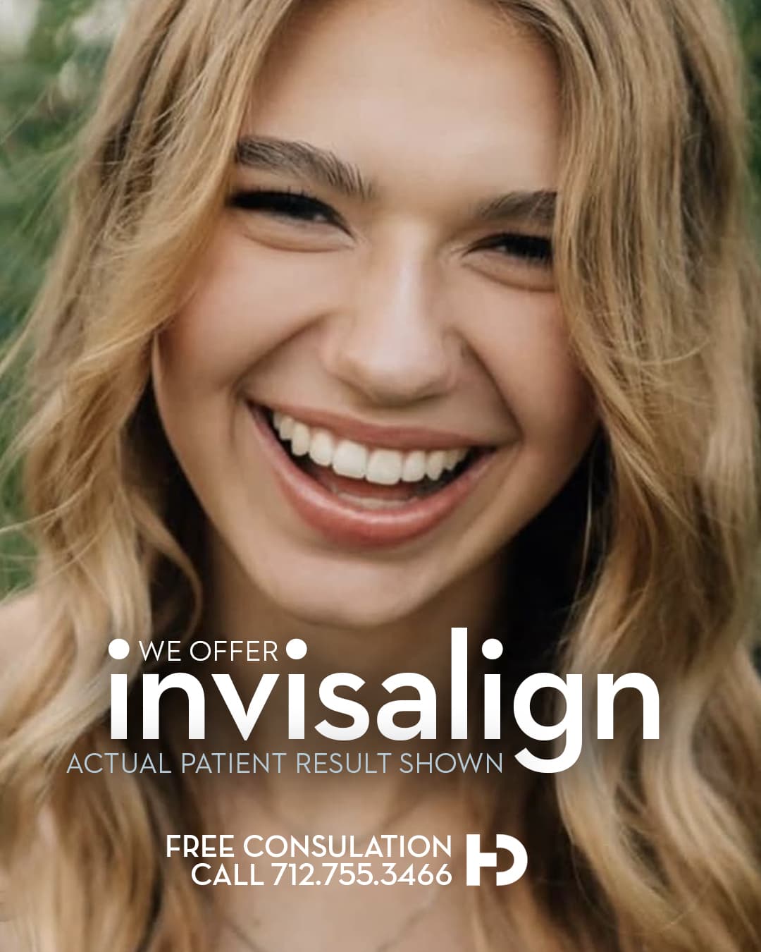 We Offer Invisalign Clear Aligners — Harlan Dental
